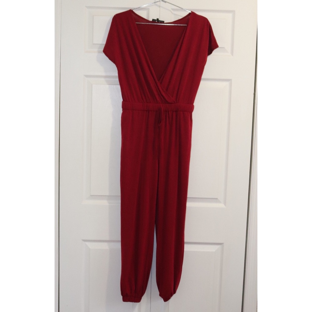 Chic Boutique Rose red Romper